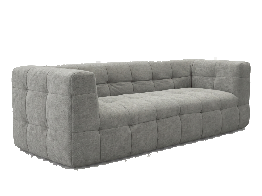 Block — Boxy, quilted, deep — the classic three-seater.