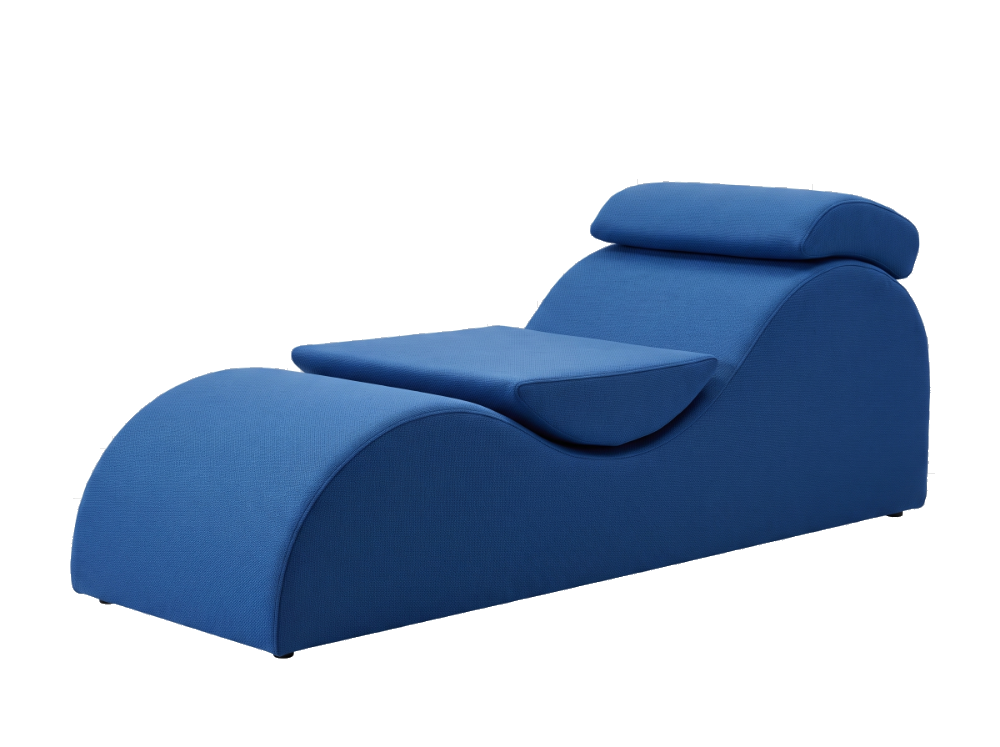 Slouch — A sculptural wave you lie back into.