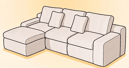 Haven — L-Shape Lounger Fixed